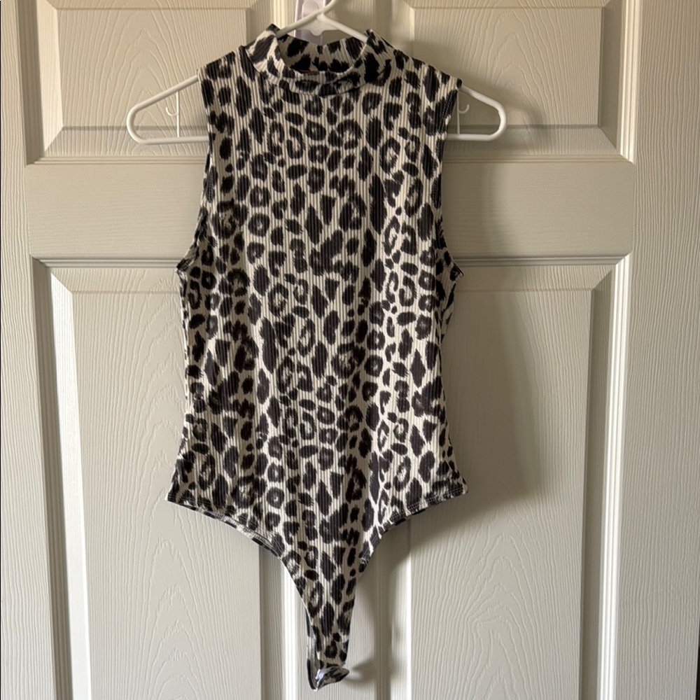 Leopard Print Bodysuit